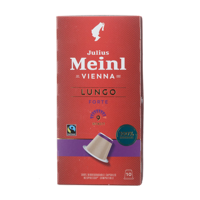 Julius Meinl Lungo Forte - Compostable Capsules - Nespresso Compatible Capsules