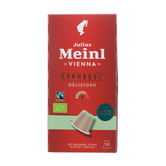 Julius Meinl Espresso Delizioso - Compostable Capsules - Nespresso Compatible Capsules