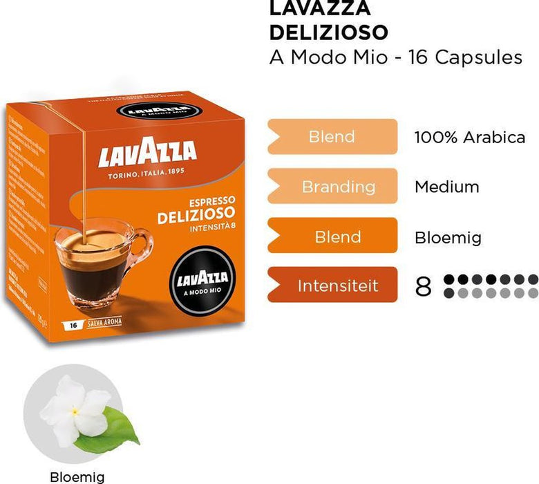 Lavazza A MODO MIO Espresso DELIZIOSO 16 Caspules