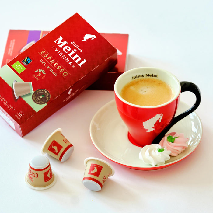 Julius Meinl Espresso Delizioso - Compostable Capsules - Nespresso Compatible Capsules