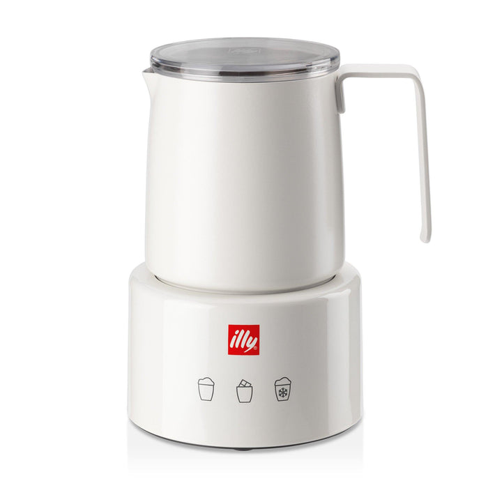 Y3.3 iperEspresso Coffee Machine (Red) + illy Electric Induction Milk Frother (White)