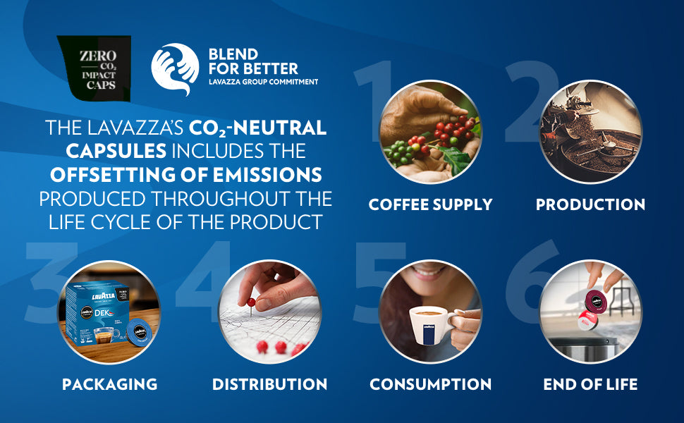 Lavazza A Modo Mio Espresso Dek Cremoso 16 Capsules