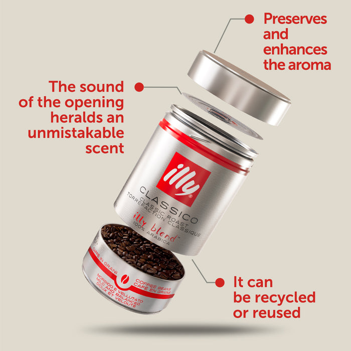 Illy Filter Classico Roast Ground Coffee, Medium Roast - 250g