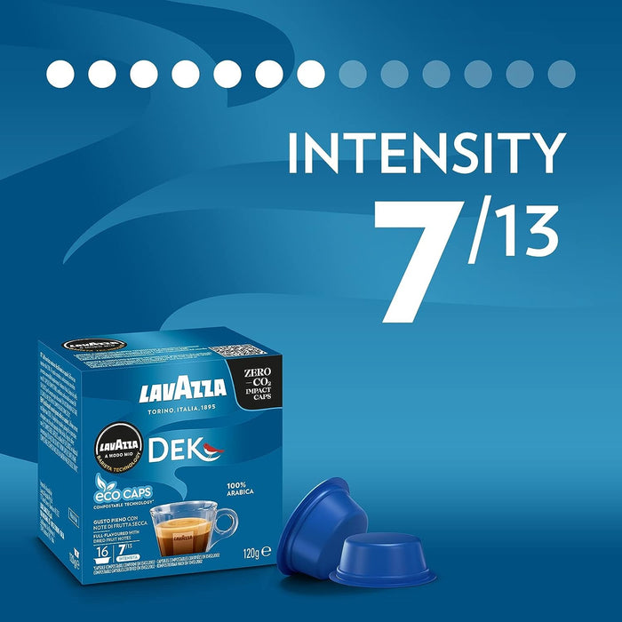 Lavazza A Modo Mio Espresso Dek Cremoso 16 Capsules