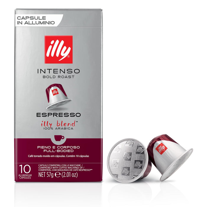 Illy Espresso Intenso- Dark Roast - Nespresso Compatible Capsules