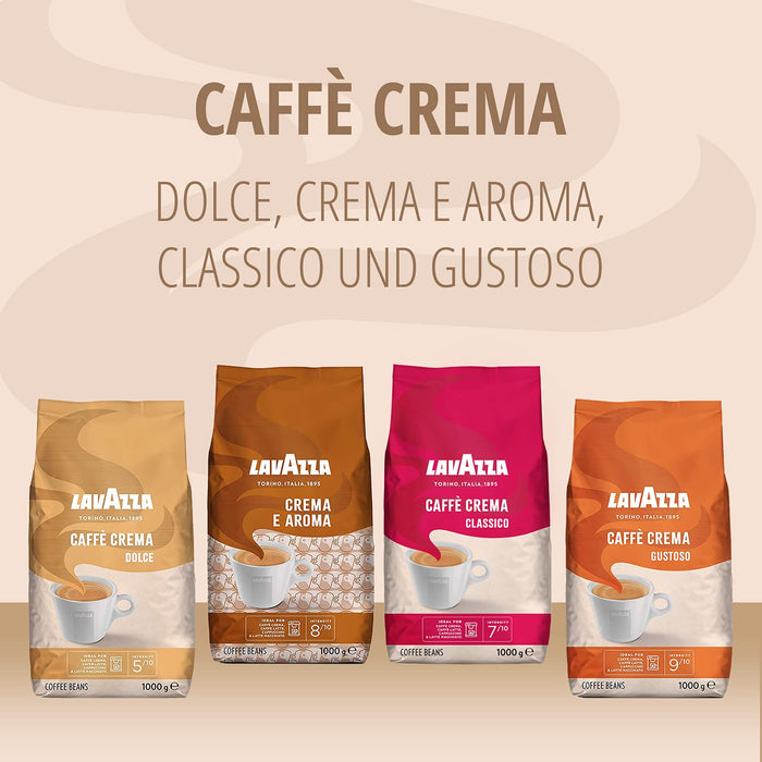 Lavazza Caffè Crema Classico Coffee Beans 1 KG