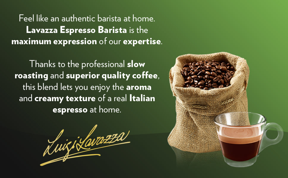 Lavazza Espresso Barista Organic Coffee Beans 1 KG