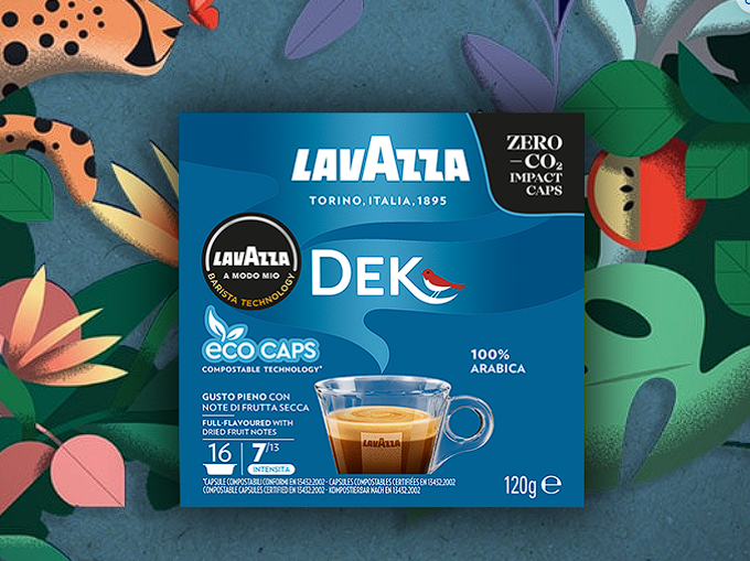 Lavazza A Modo Mio Espresso Dek Cremoso 16 Capsules