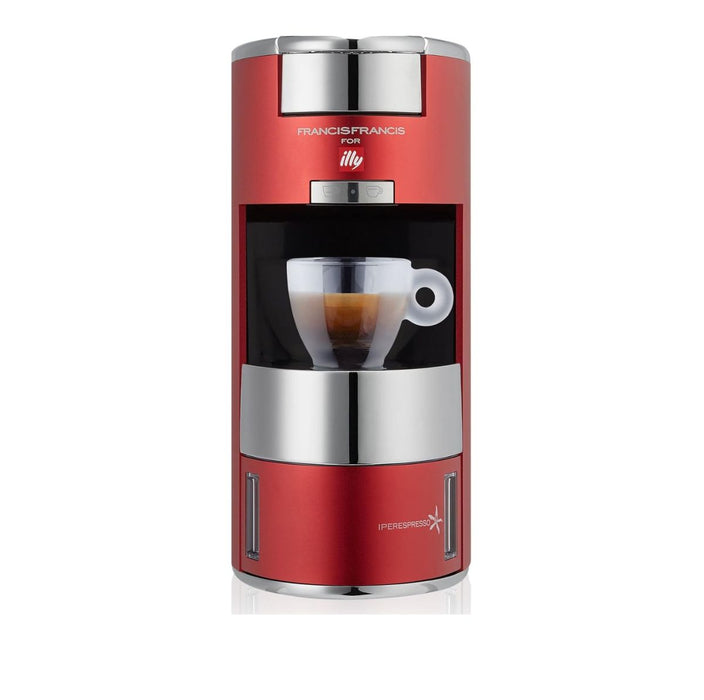 Ipe Espresso Home X9 Coffee and Espresso Machine, Red