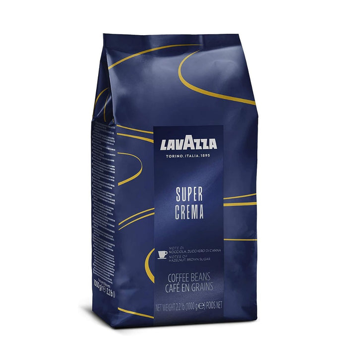 Lavazza Super Crema Coffee Beans 1 KG — Barista Prime