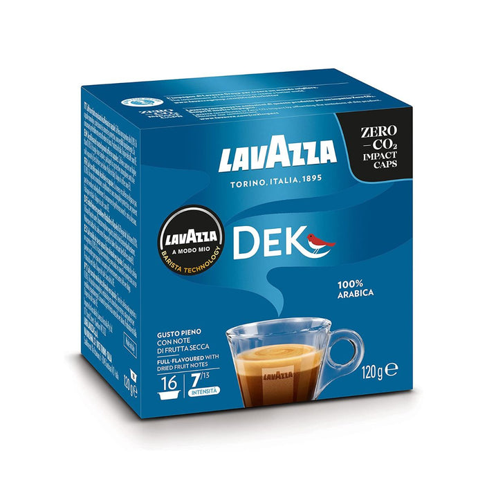 Lavazza A Modo Mio Espresso Dek Cremoso 16 Capsules