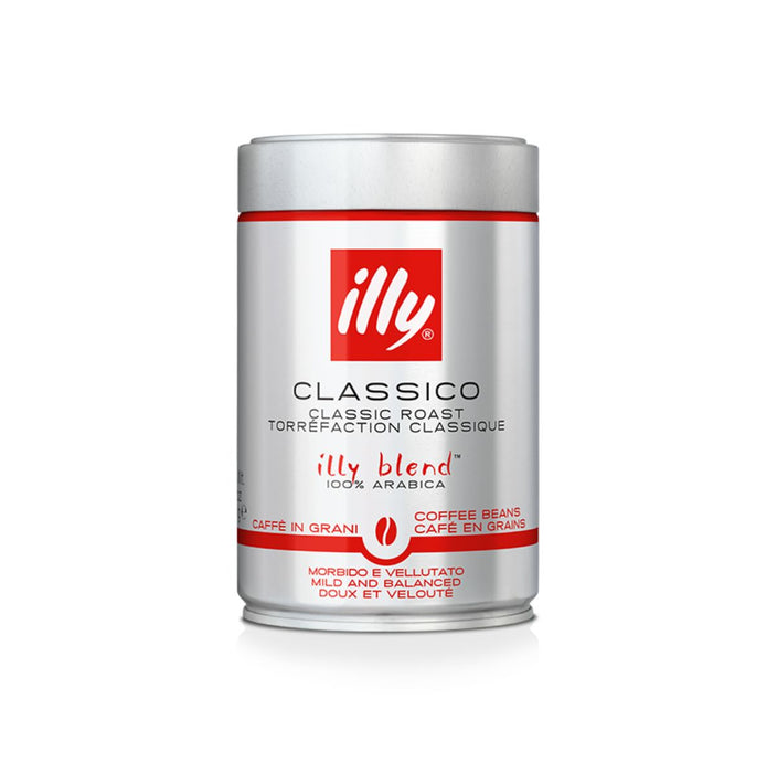 illy Classico Roast Whole Bean Coffee 250g