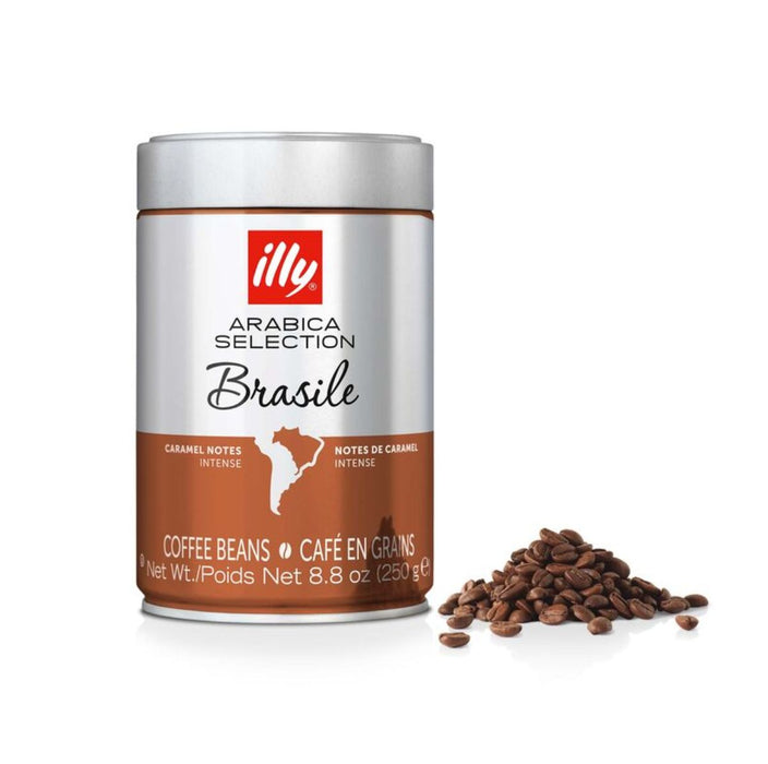 illy Arabica Selection Brasile Whole Bean Coffee 250g