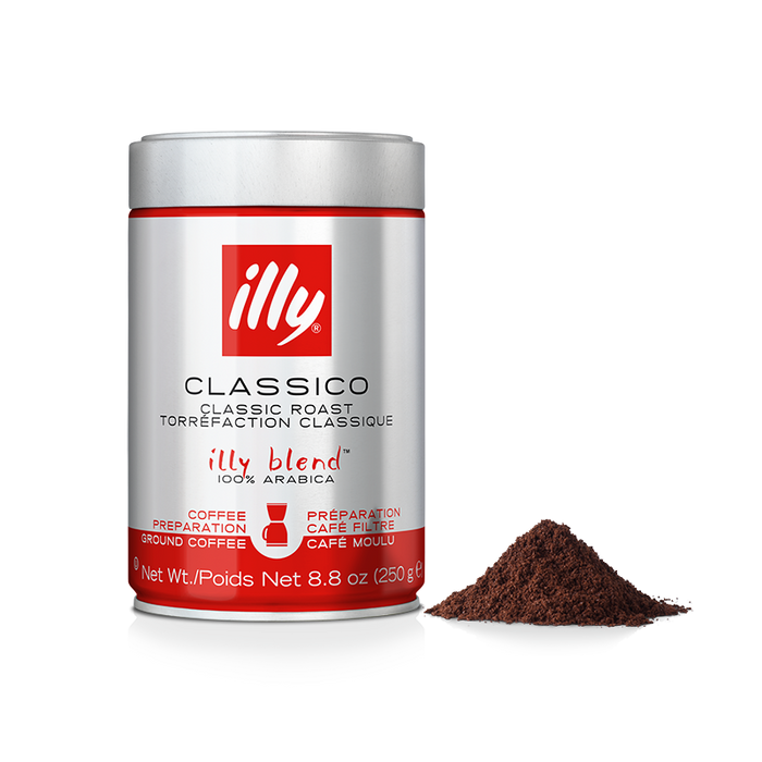 illy Classico Ground Coffee Filter Preparation 250g