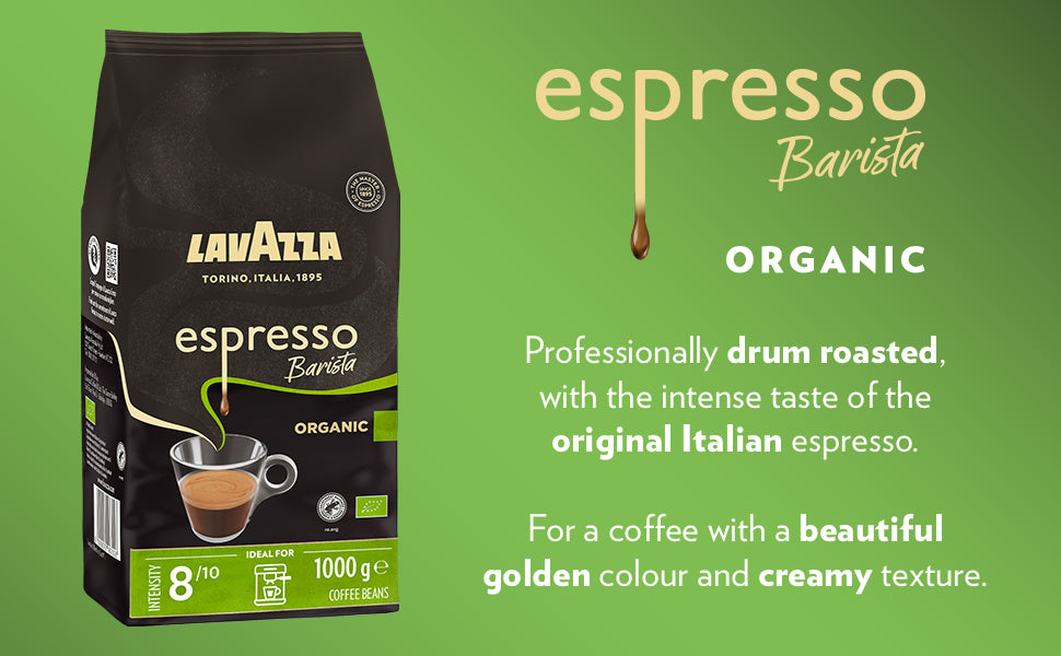 Lavazza Espresso Barista Organic Coffee Beans 1 KG