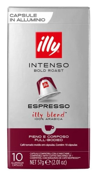 Illy Espresso Intenso- Dark Roast - Nespresso Compatible Capsules