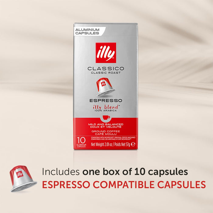 Espresso Classico Roast Coffee - Compatible Capsules (Pack of 4)