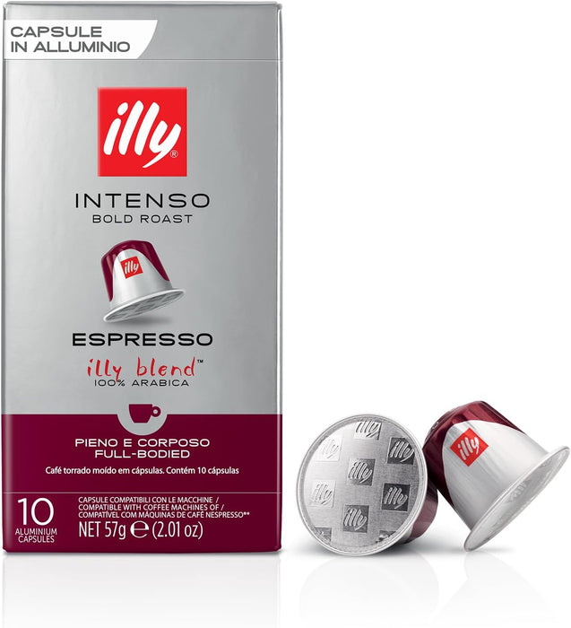 Illy Espresso Intenso- Dark Roast - Nespresso Compatible Capsules