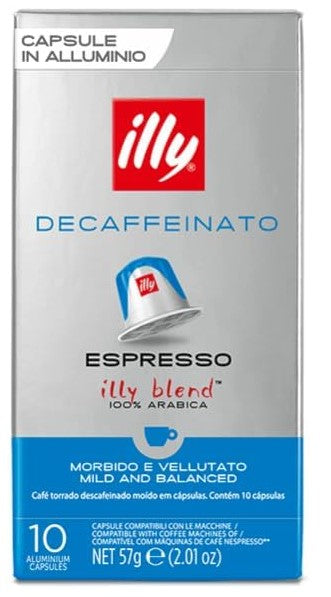 Illy Espresso Decaffeinato- Medium Roast - Nespresso Compatible Capsules