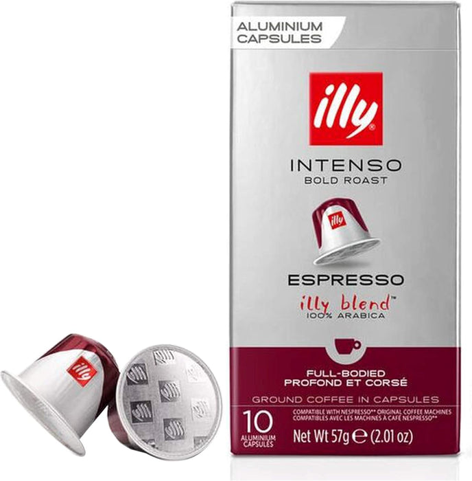 Illy Espresso Intenso- Dark Roast - Nespresso Compatible Capsules