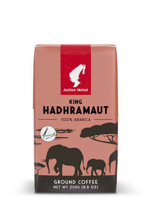 Julius Meinl Poetry Collection King Hadhramaut Ground Coffee, 100% Arabica, Dark Roast, 250g