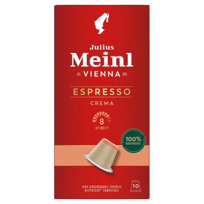 Julius Meinl Medium Roast Espresso Capsules Set, 40 Count - Coffee for Espresso Machine, Coffee Set for Kitchen & Home