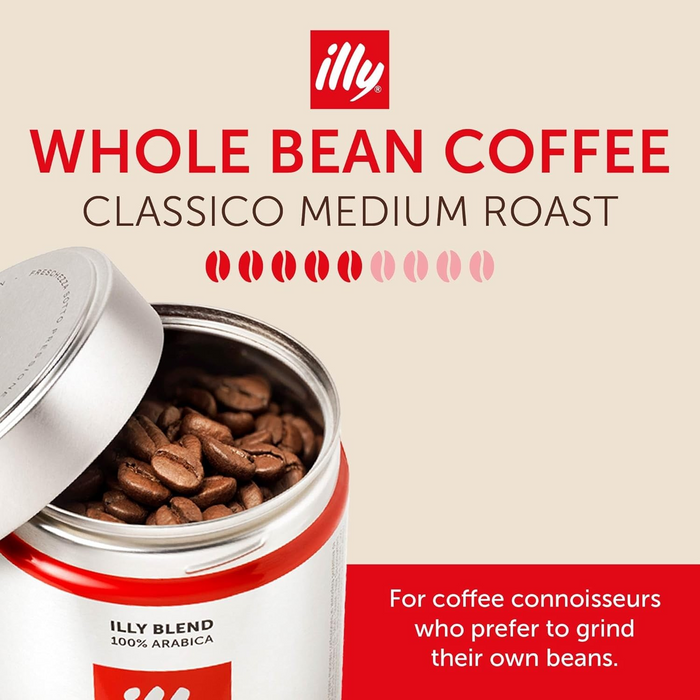 Illy Filter Classico Roast Ground Coffee, Medium Roast - 250g