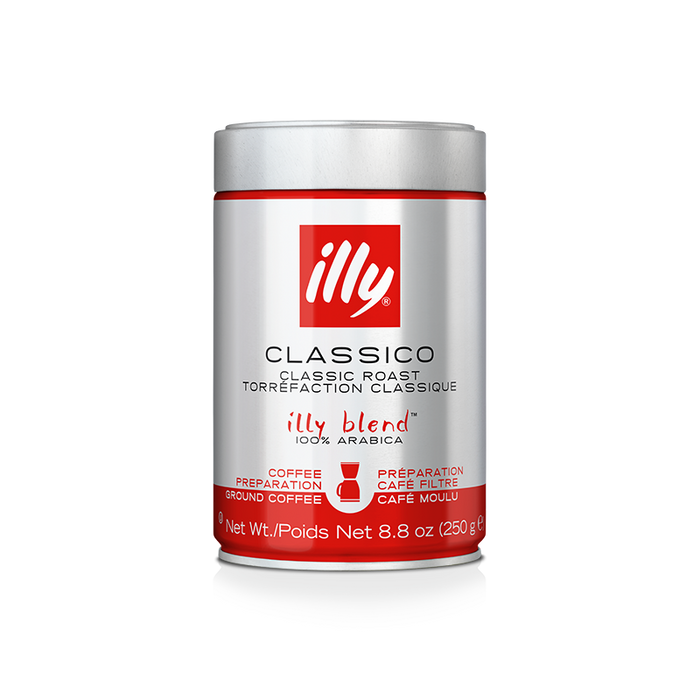 illy Classico Ground Coffee Filter Preparation 250g